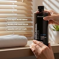 Vista 5 de Silver Bio-Active Silver Hydrosol líquido para apoyo inmunológico - 40 ppm - 16.9 onzas líquidas (16.9 fl oz), ultra puro, potente eficaz