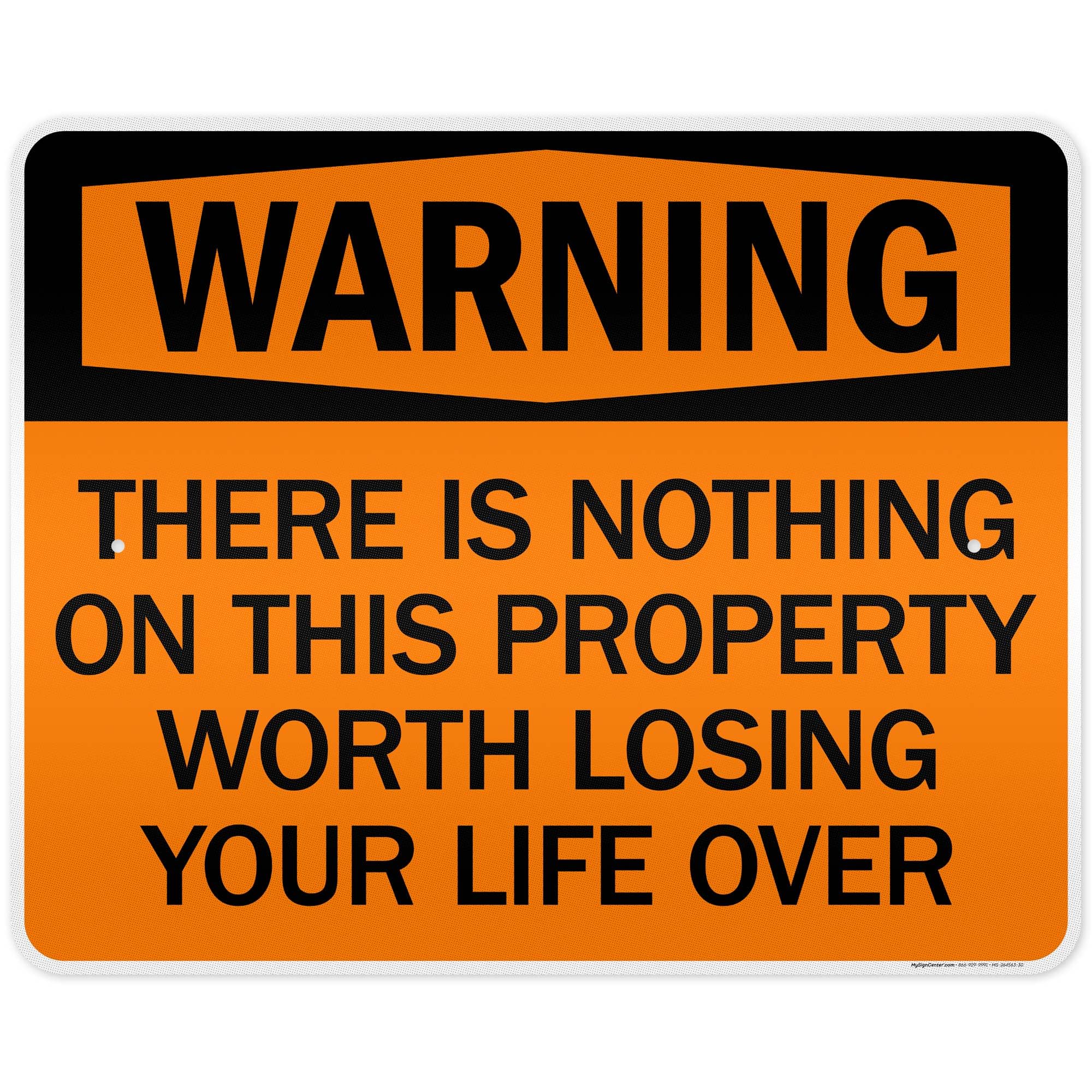 "This Property Protected By Video Surveillance" Reflective Aluminum Sign - 24x30 Inches, Fade Resistant - View #3