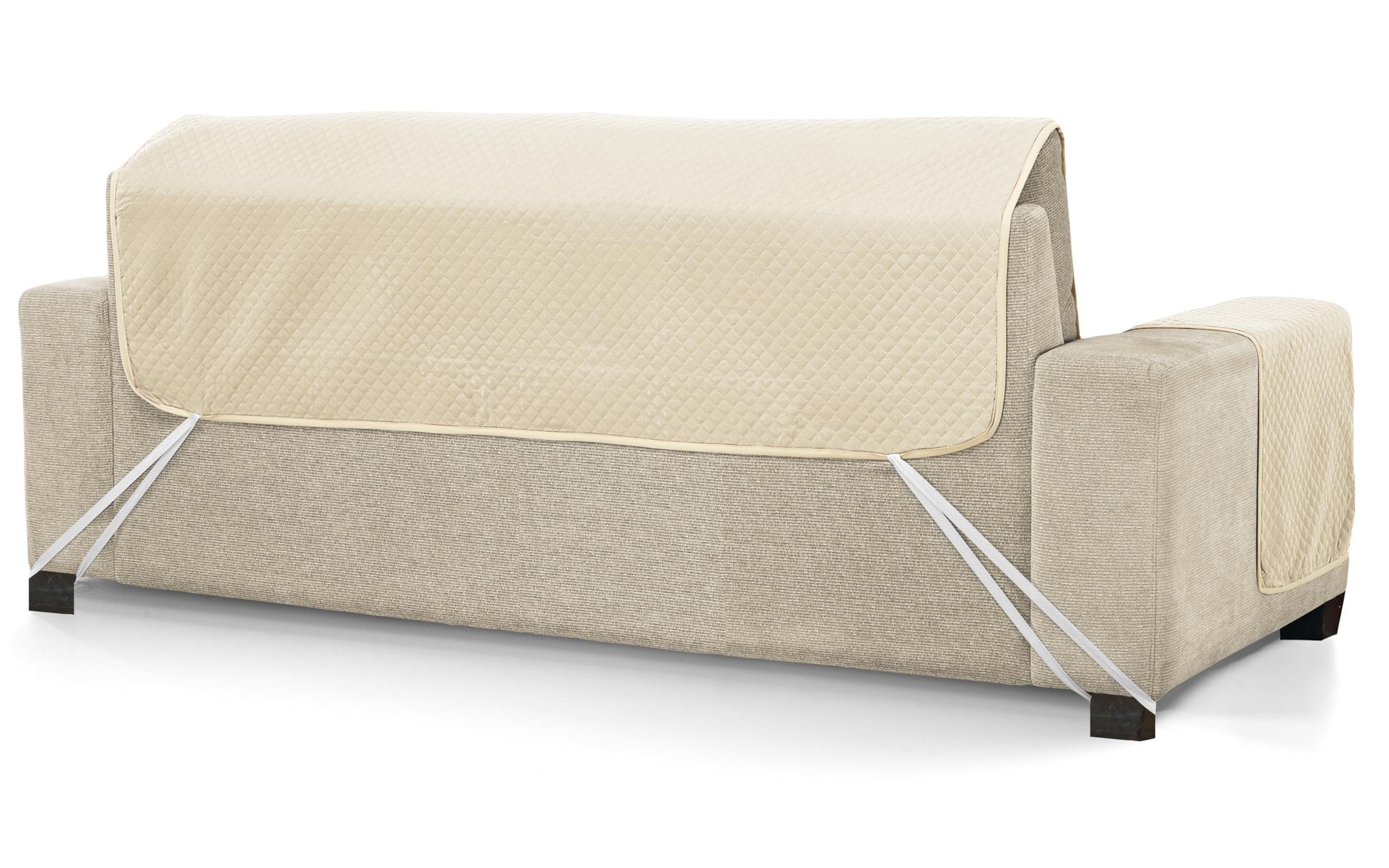 Martina Home Cubre Sofá Diamond 2 Plazas XL Beige/Cuero