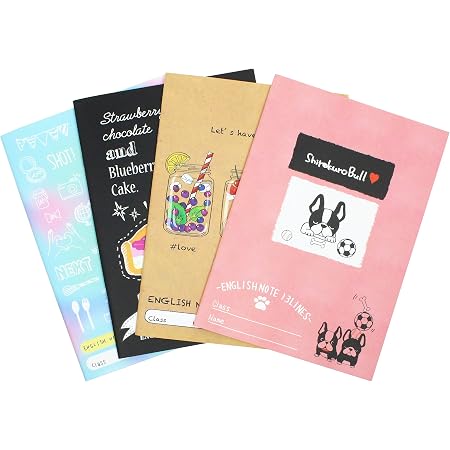 Amazon ステッドファスト ノート 英語ノート B5 4柄 各1冊 Ams4967 文房具 オフィス用品 文房具 オフィス用品