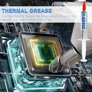 Thermal Paste | Thermal Computer Paste - Non-Conductive Heat Grease, High Thermal Conductivity CPU Paste for Cooling All Processors