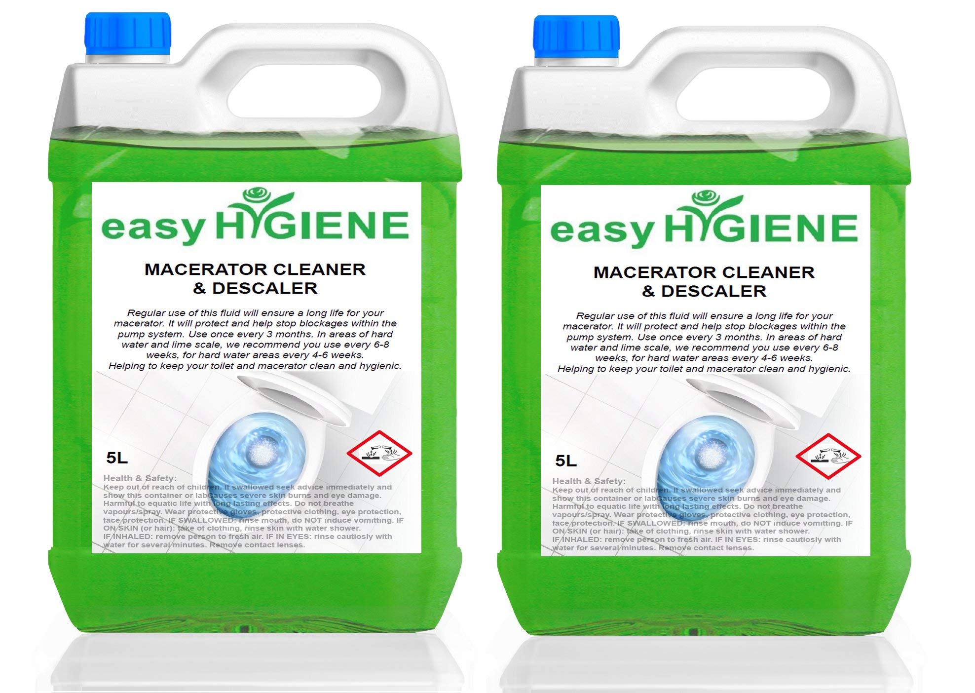 Buy 2 x 5 Litres Macerator Cleaner & DeScaler Toilet & Urinal Descaler