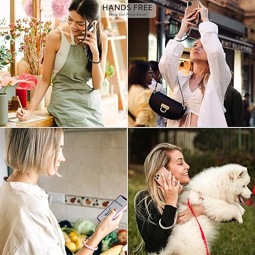 Miniatura 5 de BFSDDM - Cordón universal para teléfono celular cordón cruzado para teléfono celular cordones de nailon para teléfono alrededor del cuello