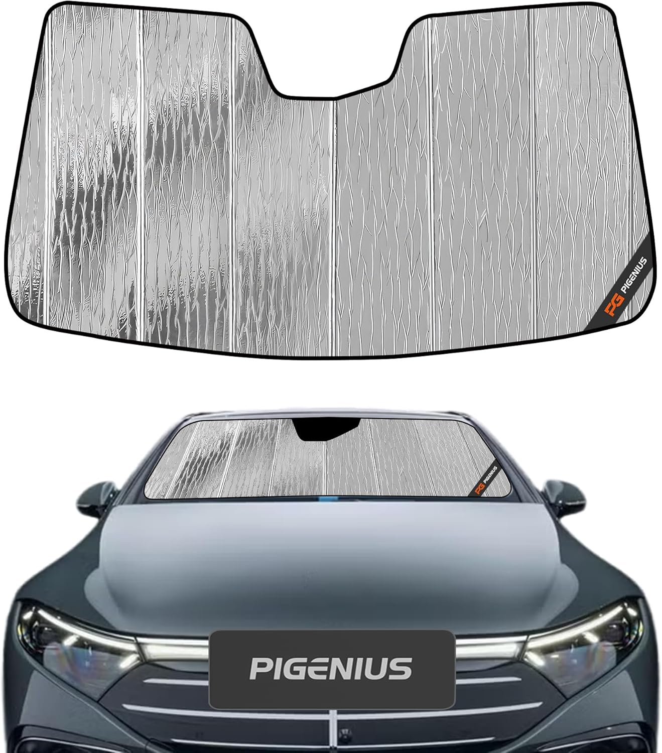 Windshield Sun Shade for Mercedes-Benz EQS SUV 2023-2026 Front Window Sunshade - AstraGuard