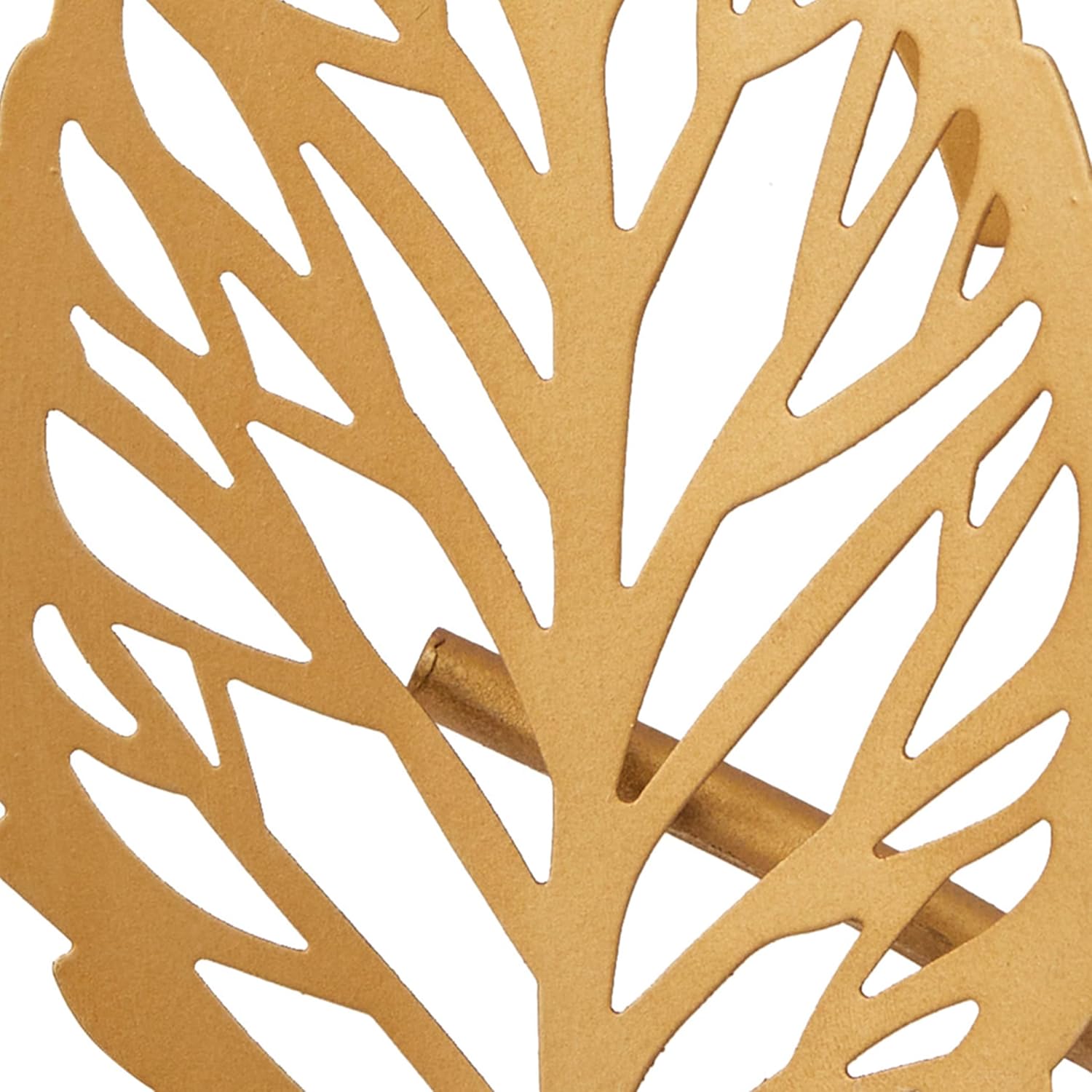 Deco 79 Metal Leaf Home Wall Decor Wall Sculpture, Wall Art 36" x 1" x 29", Gold