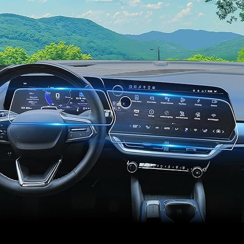 Vista 157 de 1 protector de pantalla de cristal templado brillante de 13.4 pulgadas para Silverado & Sierra 2500HD 3500HD 2022~2026 (sin botones en la pantalla)