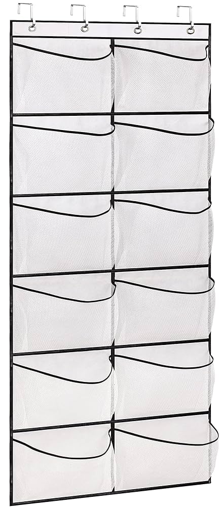 Amazon.com: KIMBORA Over The Door Shoe Organizer 12 Large