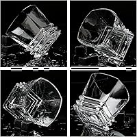 Vista 4 de EXREIZST Juego de Regalo de Piedras de Whisky - Regalos de Whisky para Hombres, Rocas de Whisky de Granito Refrigerantes, Juego de Caja de Regalo