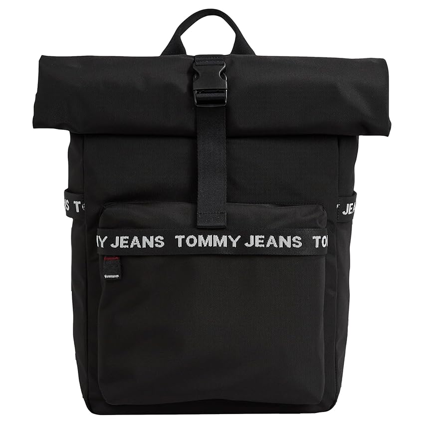 Immagine del prodotto Tommy Jeans Zaino Uomo Essential Rolltop Bagaglio a Mano, Multicolore (Black), Taglia Unica
