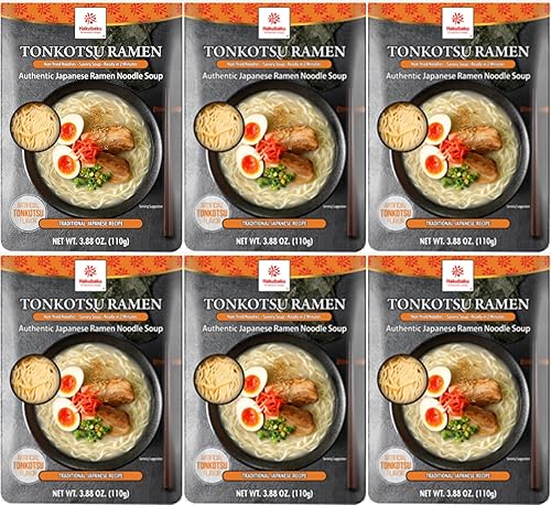 Miniatura 10 de Hakubaku Sopa japonesa de fideos ramen, SHOYU, 3.88 onzas (paquete de 6), auténtico ramen japonés no frito y fideos suaves, estable en el estante