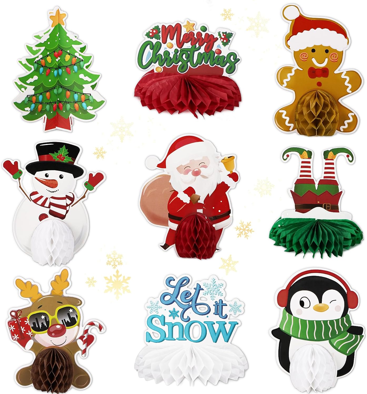 Centrotavola Festa Hawaiana - 9 Pezzi Decorazione Tema Tropicale