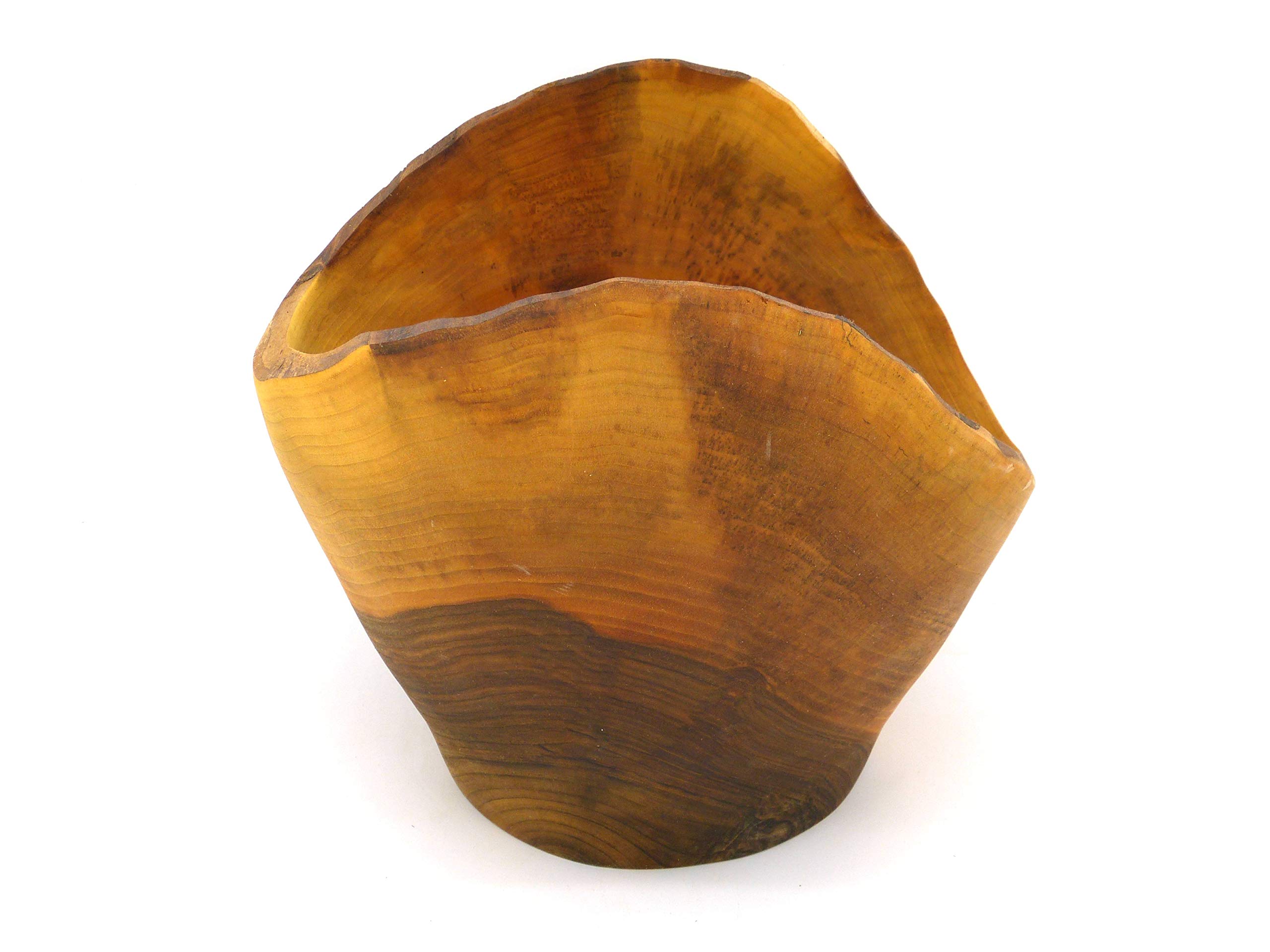 Gedrechselte Schale, Obstschale, Dekoschale, Holzschüssel ∅30 cm Handarbeit aus Deutschland, massives Walnussholz, Holzschale, unikat, nachhaltig, umweltfreundlich, Walnußholz