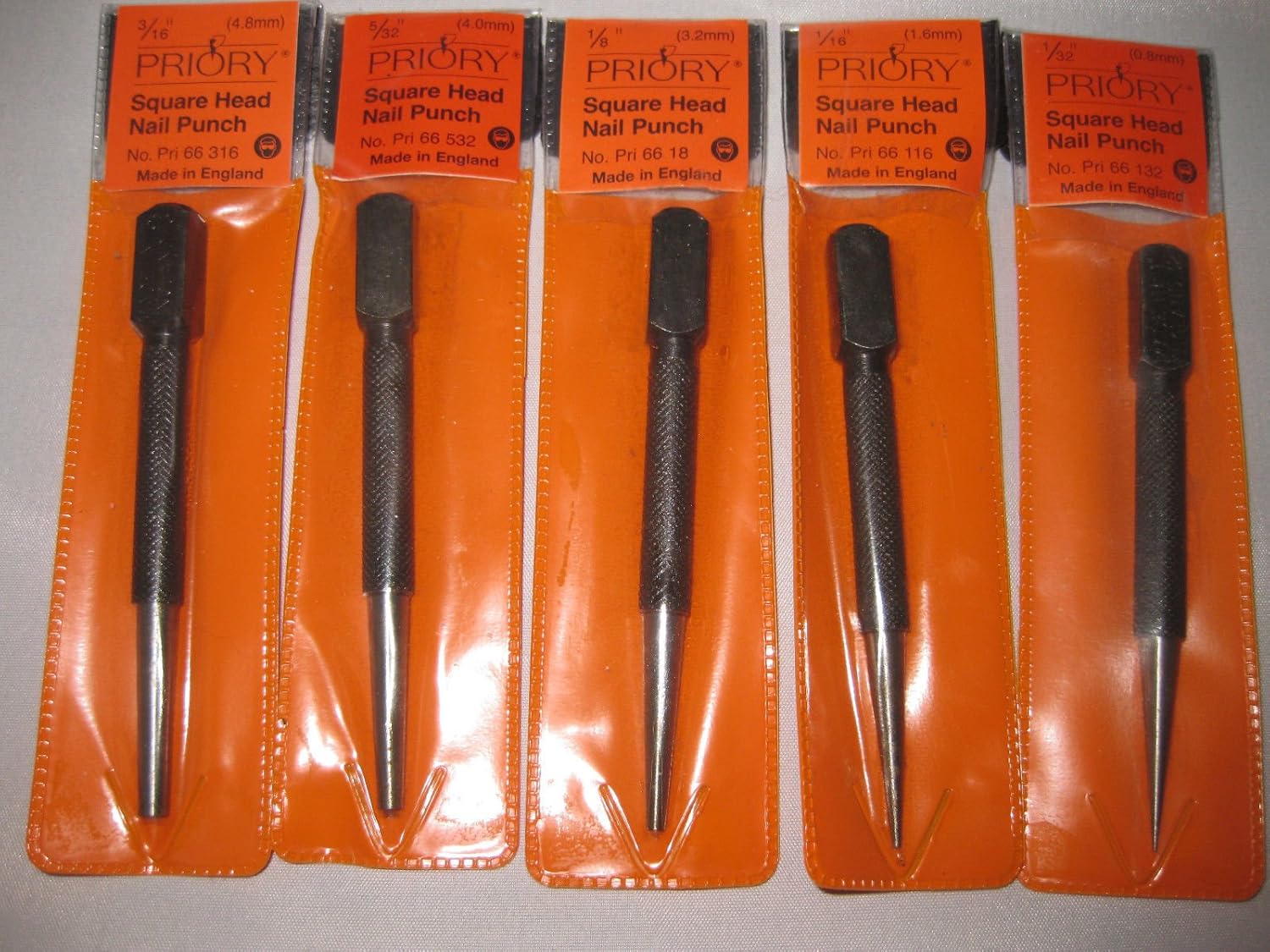 MADE IN THE UK square head nail punch All Sizes hammer chisel panel