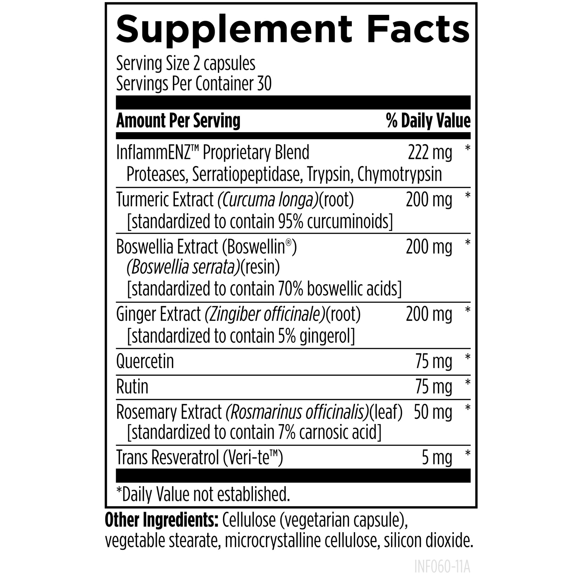 Designs for Health Inflammatone, Turmeric Supplements, 60 Capsules — Amazon image 2