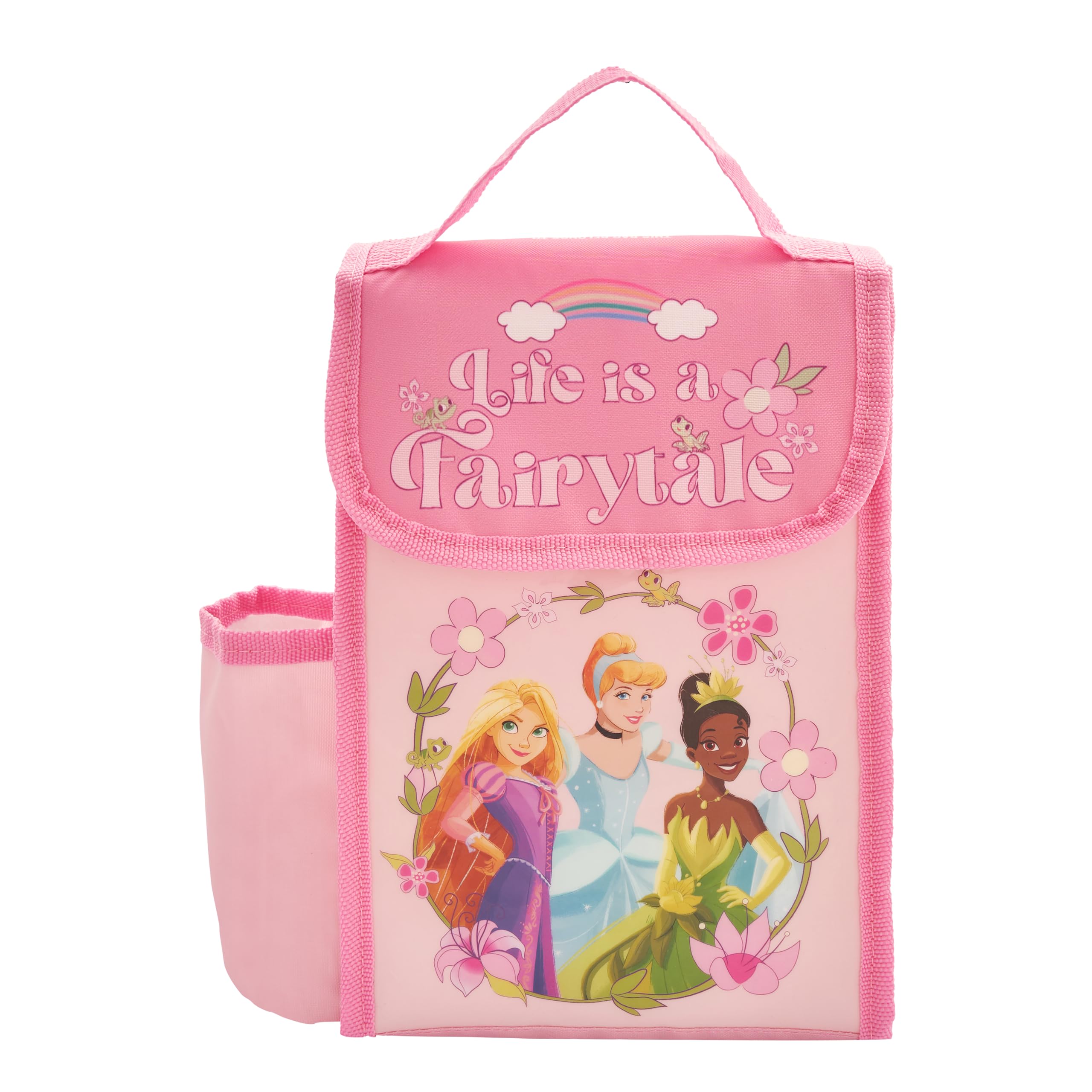 Disney Princess Girls Lunch Bag with Kids Snack Box by Polar Gear Princess Gifts Back to School Supplies - Image 2