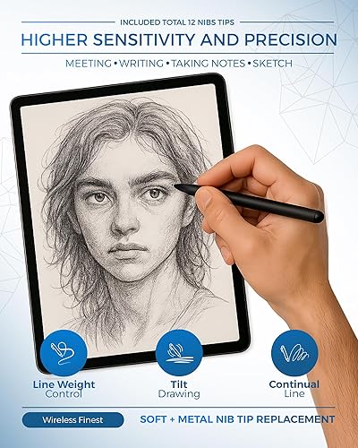 Miniatura 3 de Puntas de metal suave de repuesto para Samsung Galaxy Tab S10 Ultra Spen S9 S8 S7 S10+ S9+ S8+ Tab S9 Ultra S6 Lite S24 S23 S22 Ultra Note 9 Note 8