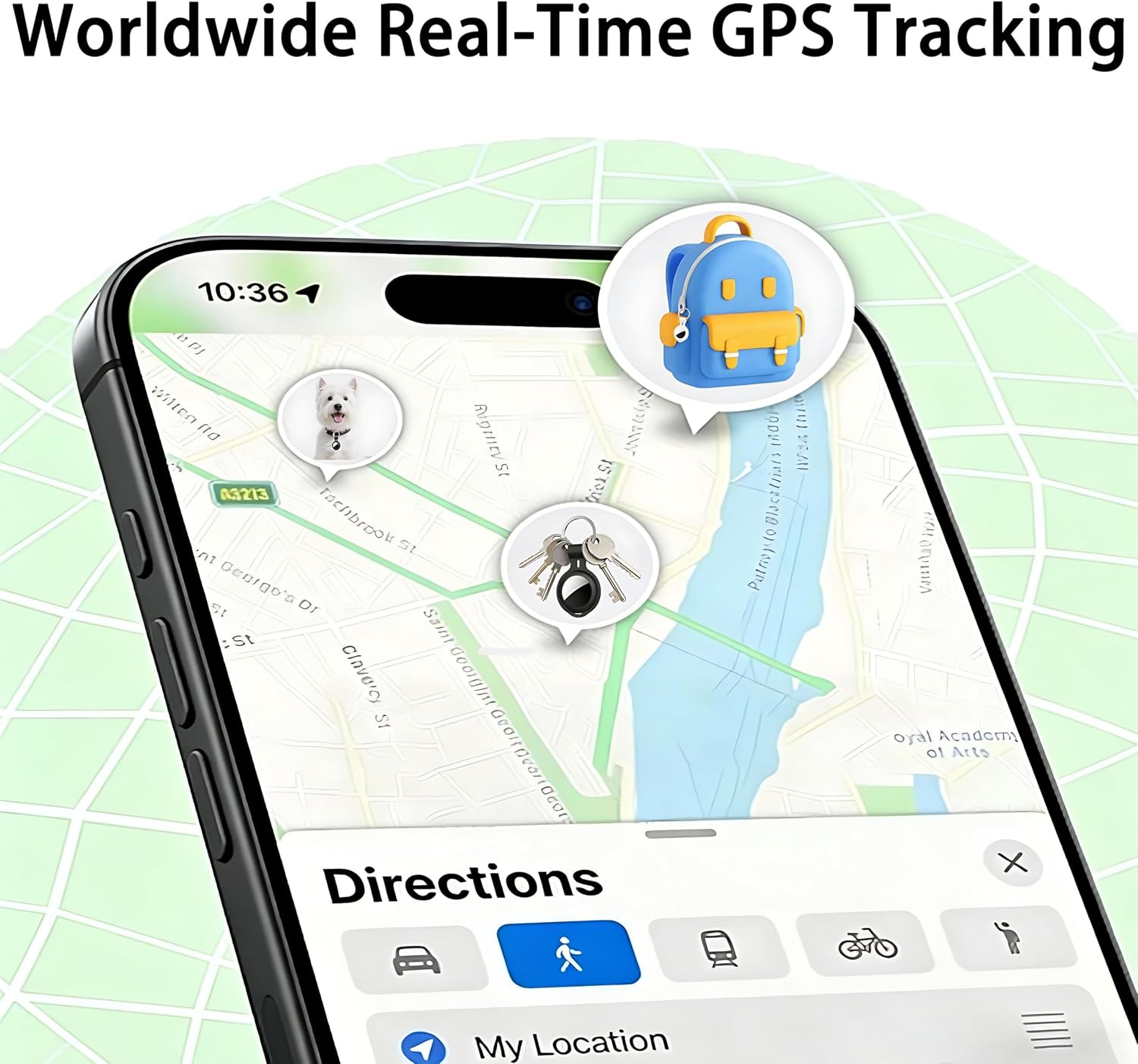 4 Pack Apple MFi Certified Tracker Tags Works with Apple Find My (iOS Only) thumbnail