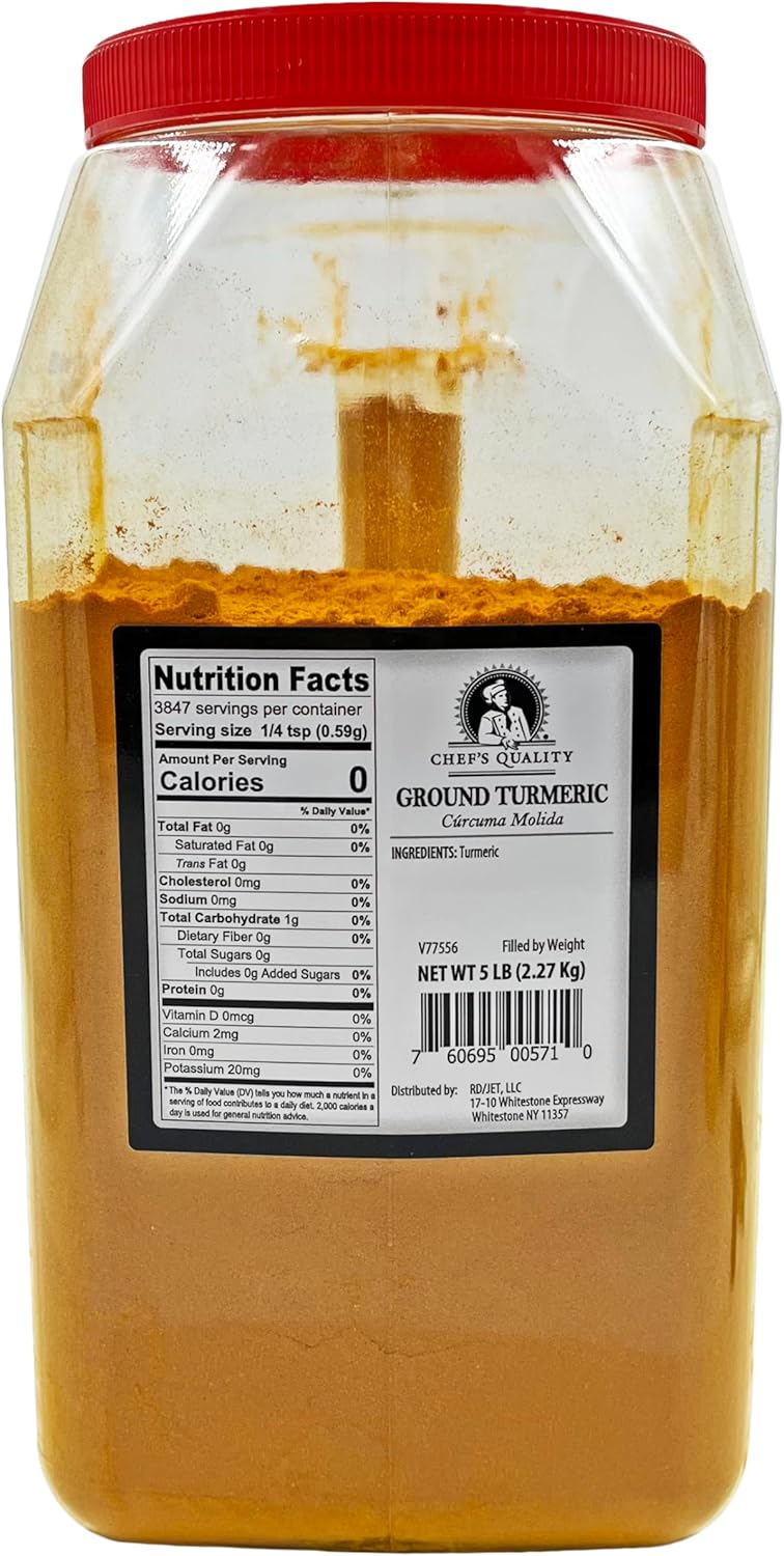 Chef's Quality Turmeric Ground 5lb