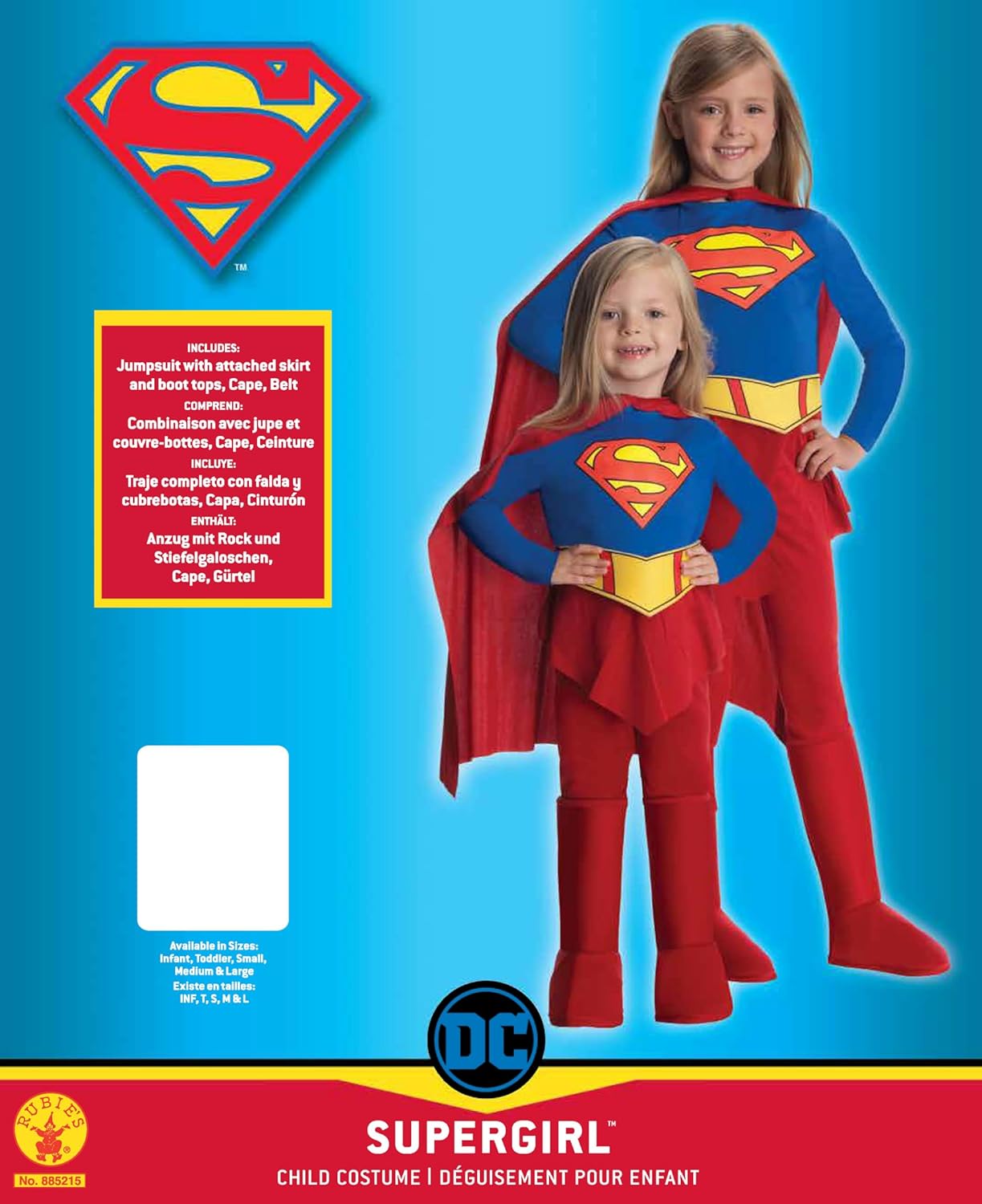 Rubie's Supergirl Child's Costume - Image 3
