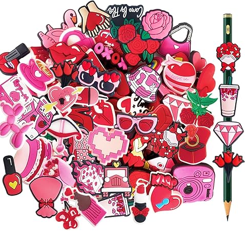 100-Pack Cute Pencil Toppers - Animal & Fun Design Pen Charms For Kids, Classroom Prizes, School Supplies