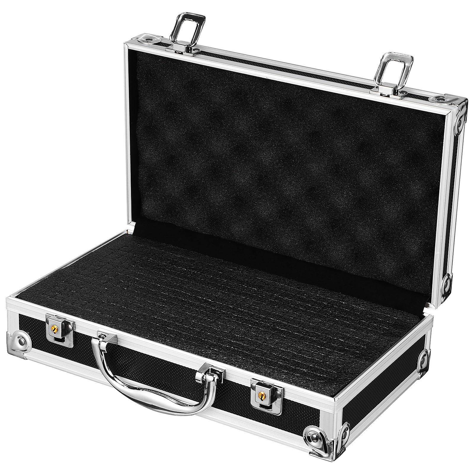 Boîte rigide de rangement pour outils en aluminium à serrure sécurisée