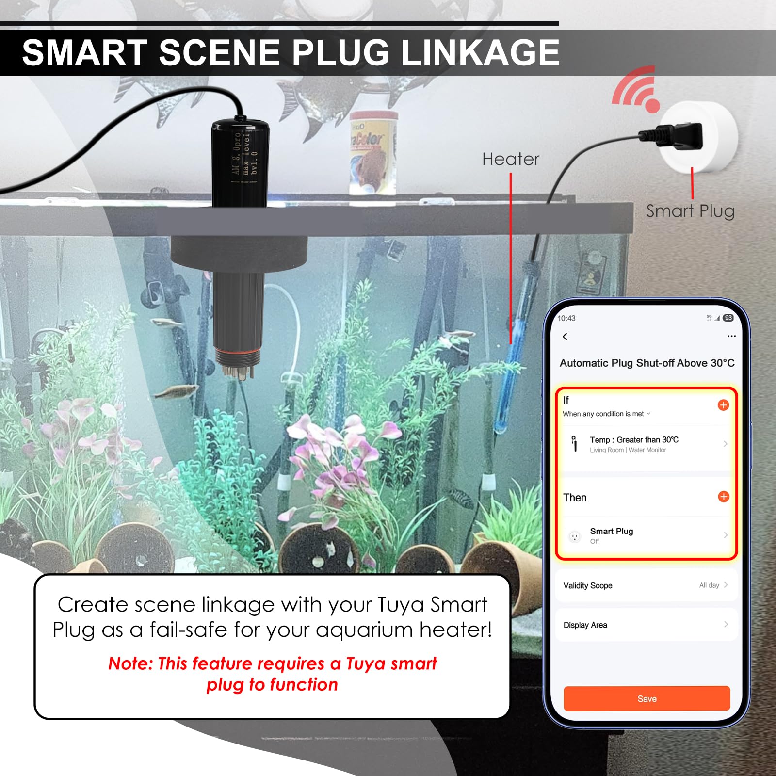 Testeur de qualité de l'eau WiFi 7 en 1 Smart Water Quality Monitor Sonde PH/ORP/TDS/EC/Salinité/SG/Temp pour Aquarium, Hydroponie, Aquaculture, Surveillance des données via App