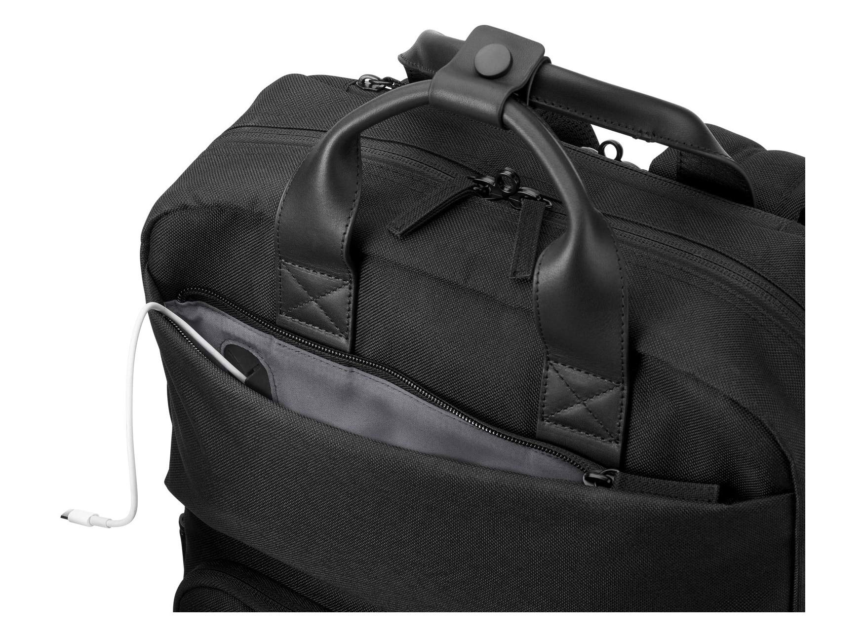 HP - PC Envy Urban Borsa per Notebook fino a 14", Vano Imbottito, Tasca Ottimale per Bloccare i Lettori RFID, Tessuti e Cerniere Resistenti, Tessuto Impermeabile, Nero