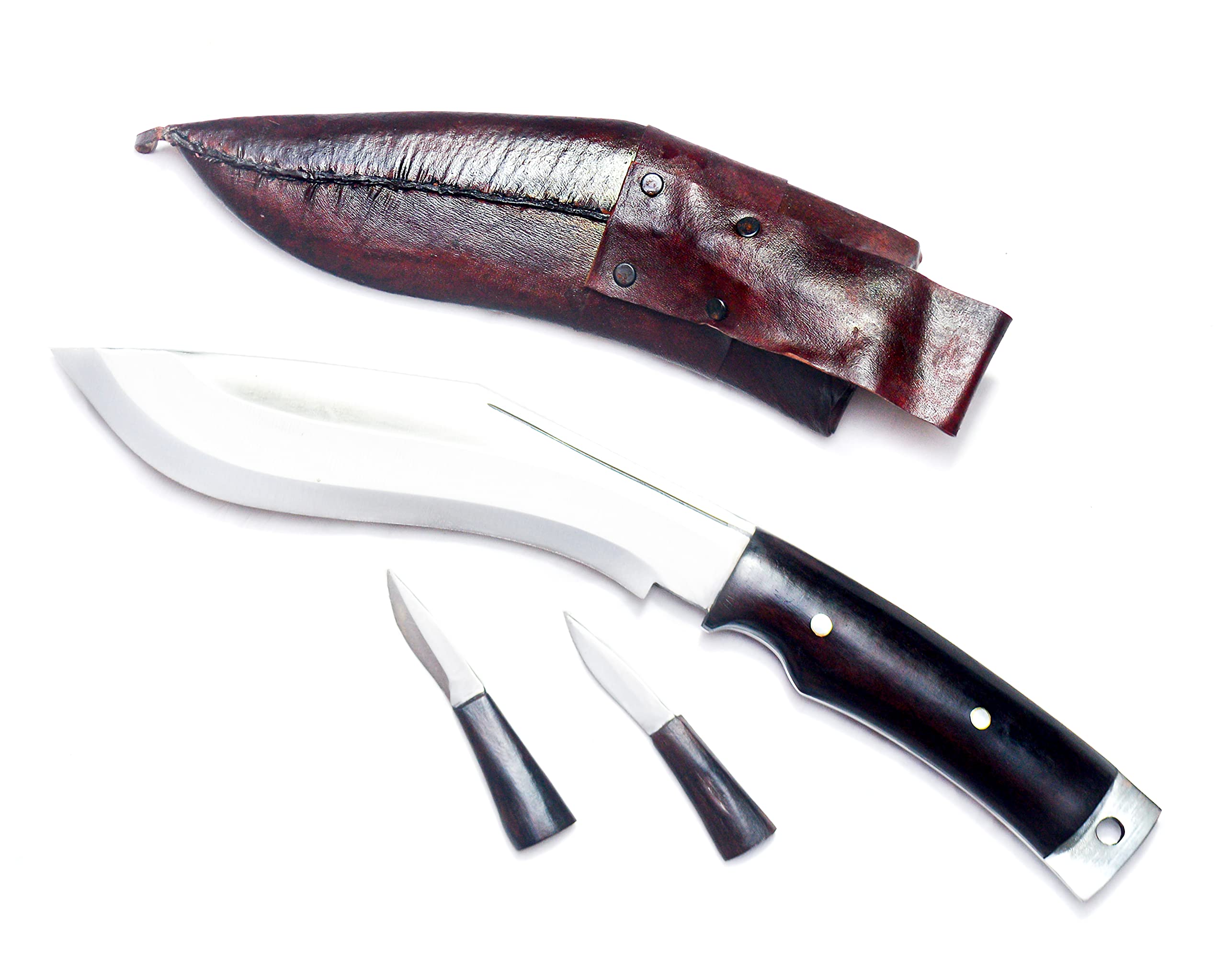 8” Genuine Afghan Kukri Knife, Afghan OEF Khukri, Handmade double