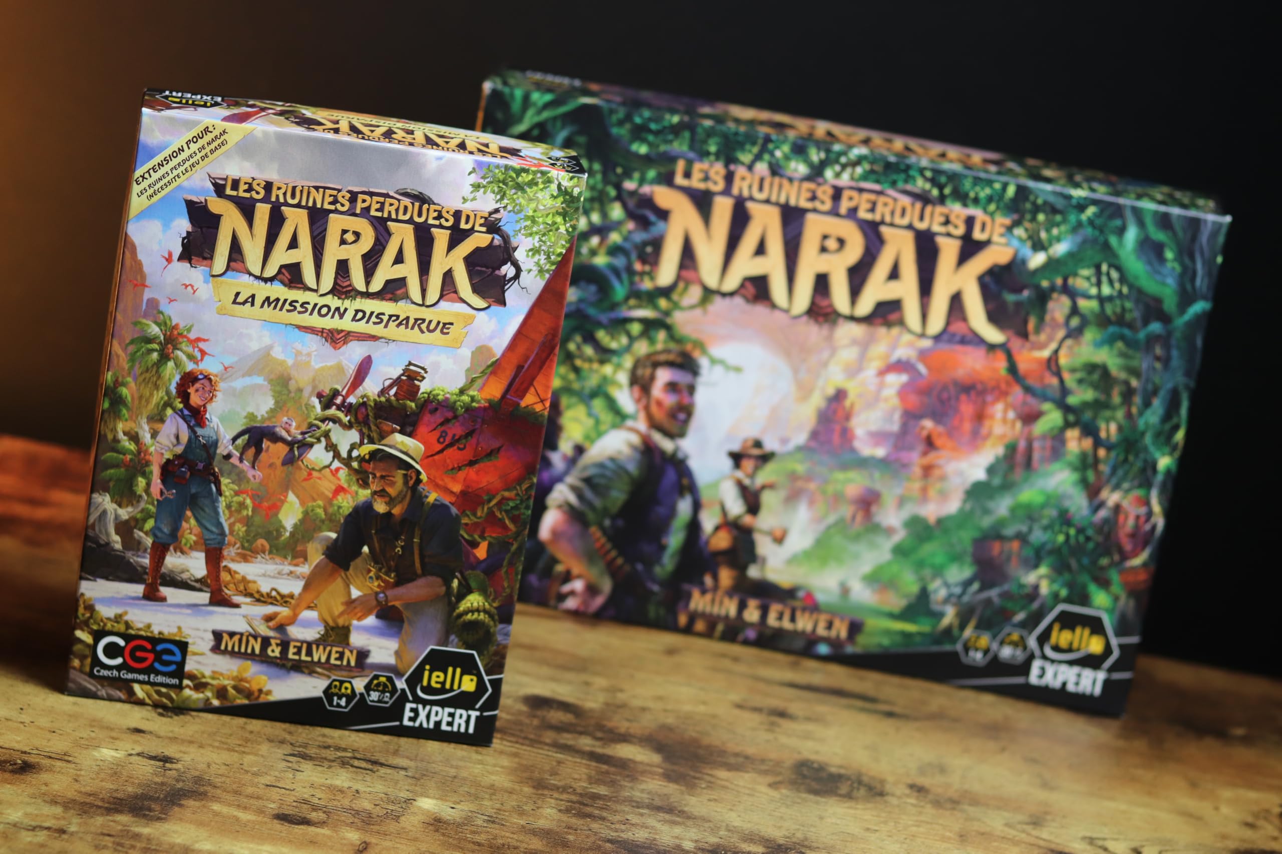 IELLO EXPERT Les Ruines Perdues de Narak Mission Disparue – Extension FR – Campagne Solo & Coopérative, Nouveaux Chefs et Cartes | 1-4 Joueurs