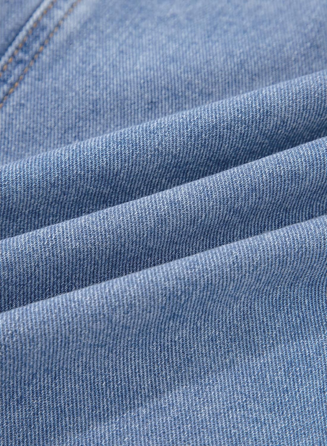 Sidefeel Women's Jean Jacket Oversized Boyfriend Shacket Button Down Long Sleeve Trendy Tonal Wash Denim Jackets - Image 9