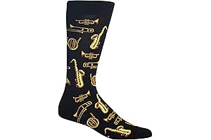 Men's Jazz Up Your Style with Saxophone Socks