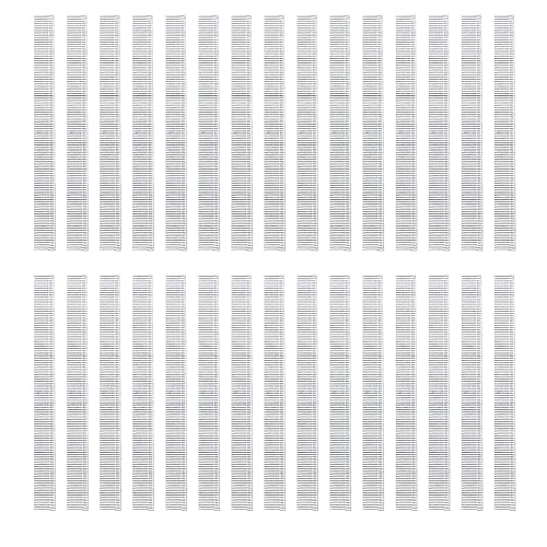 Miniatura 9 de Glarks Juego surtido de 4800 uñas brad galvanizadas de calibre 18, 4 tamaños, 58 pulgadas, 1 pulgada, 1-12 pulgadas, 2 pulgadas para pistola de