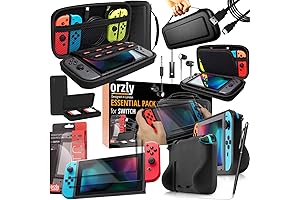 Switch Starter Kit: Orzly Accessories Bundle For Nintendo Switch