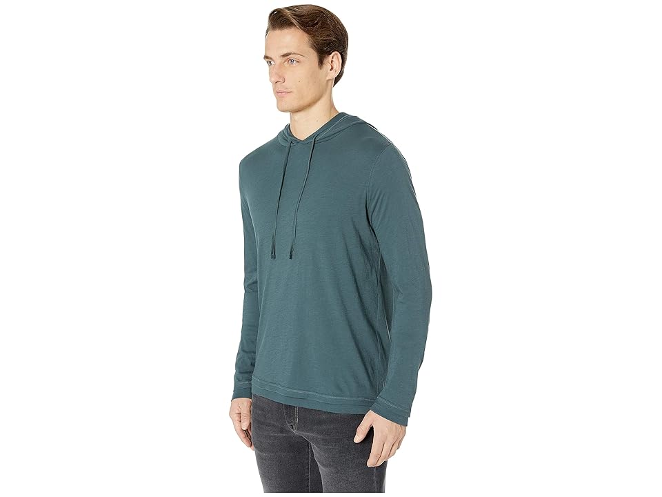 

Vince Double Layer Pullover Hoodie (Aloe) Men's Sweatshirt, Green