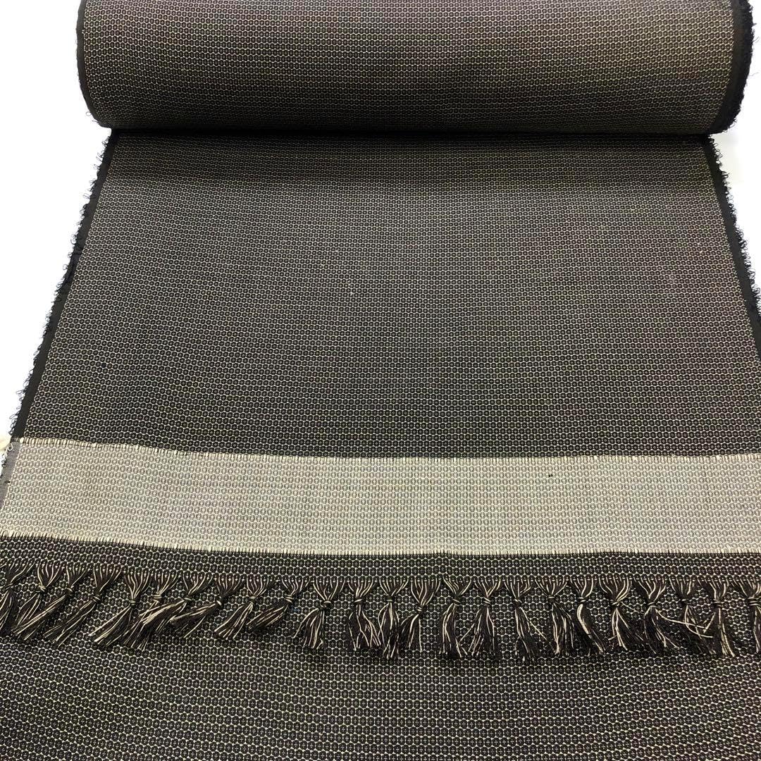 新品 正絹 紬 反物 ぜんまい 山形 長井 渡源織物 2952 正絹 紬 反物