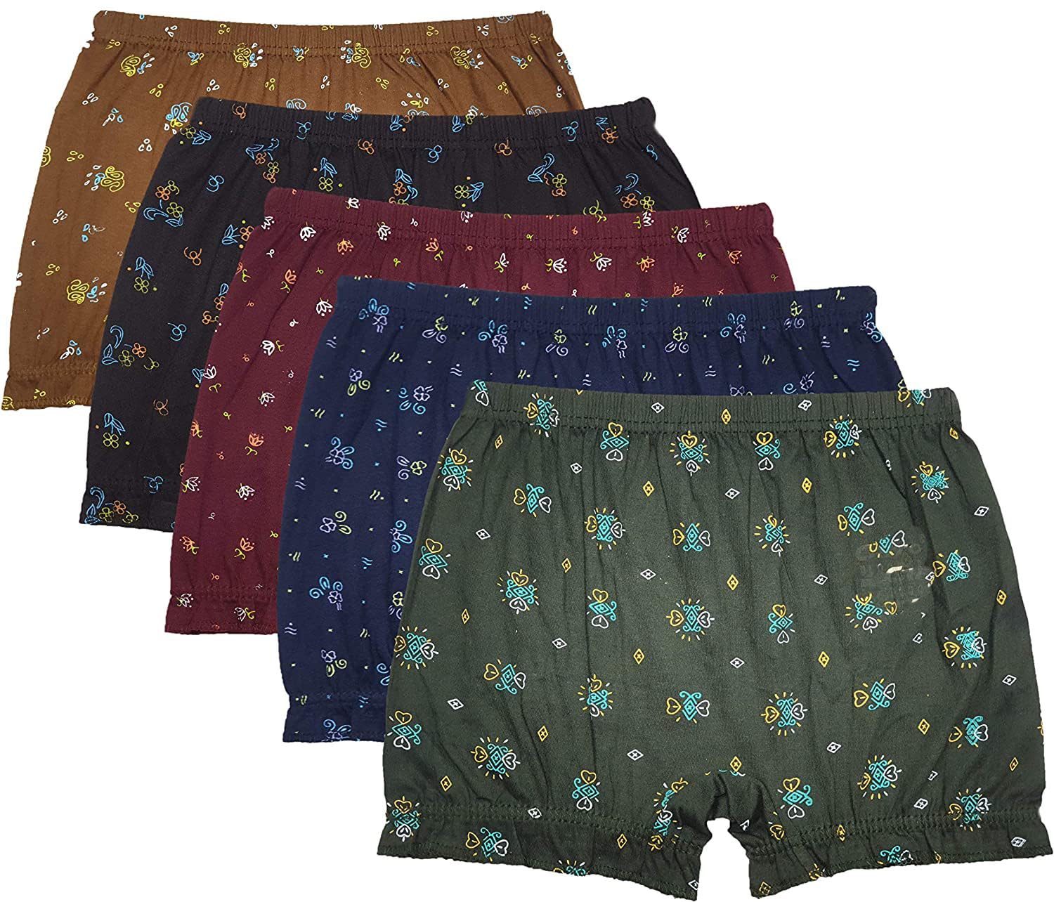 lykor Bloomer Women's 100% Pure Cotton Bloomer - Soft, Comfortable, and Skin-Friendly(Pack of 5)(Color mayvary)-picture-38