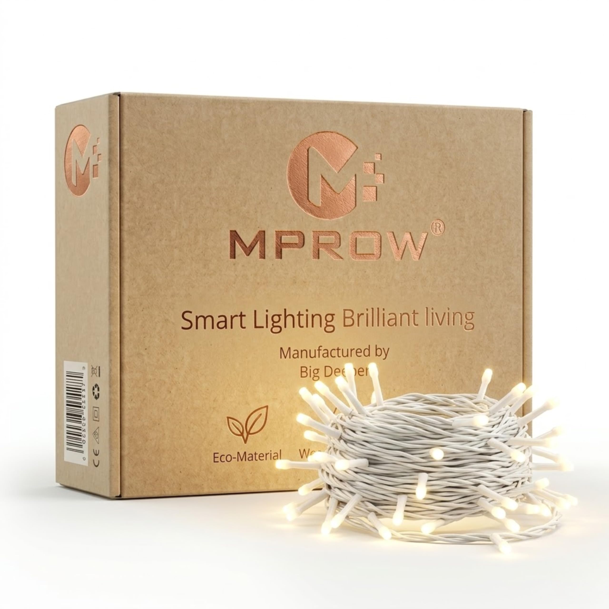 MPROW Pixel String Lights - 50ft Festive Glow -1