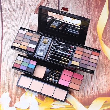 Makeup Kit, Makeup Set, Full Beauty Cosmetics Set for Women, Natural Effects, Soft and Comfortable, Highly Pigmented, Long Lasting, 39 Colors Eye Shadow, Lip Gloss, Contour Powder, Blush, Mascara
