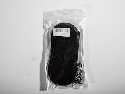 Miniatura 9 de MoKo - Estuche suave ultra ligero de neopreno para lentes de sol con cremallera y clip para cinturón