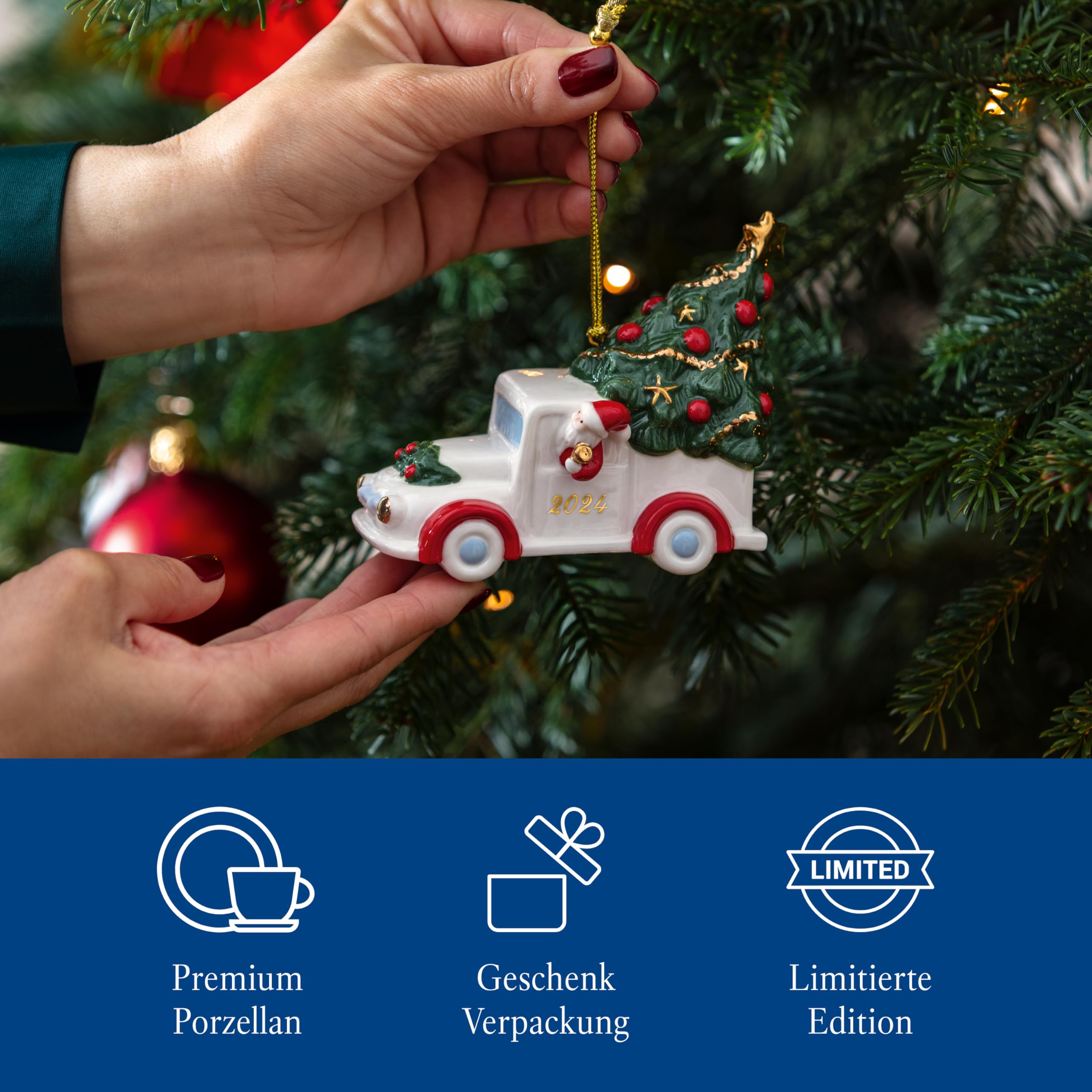 Villeroy & Boch Annual Ornaments décoration pour Le Sapin Gondole 7 cm