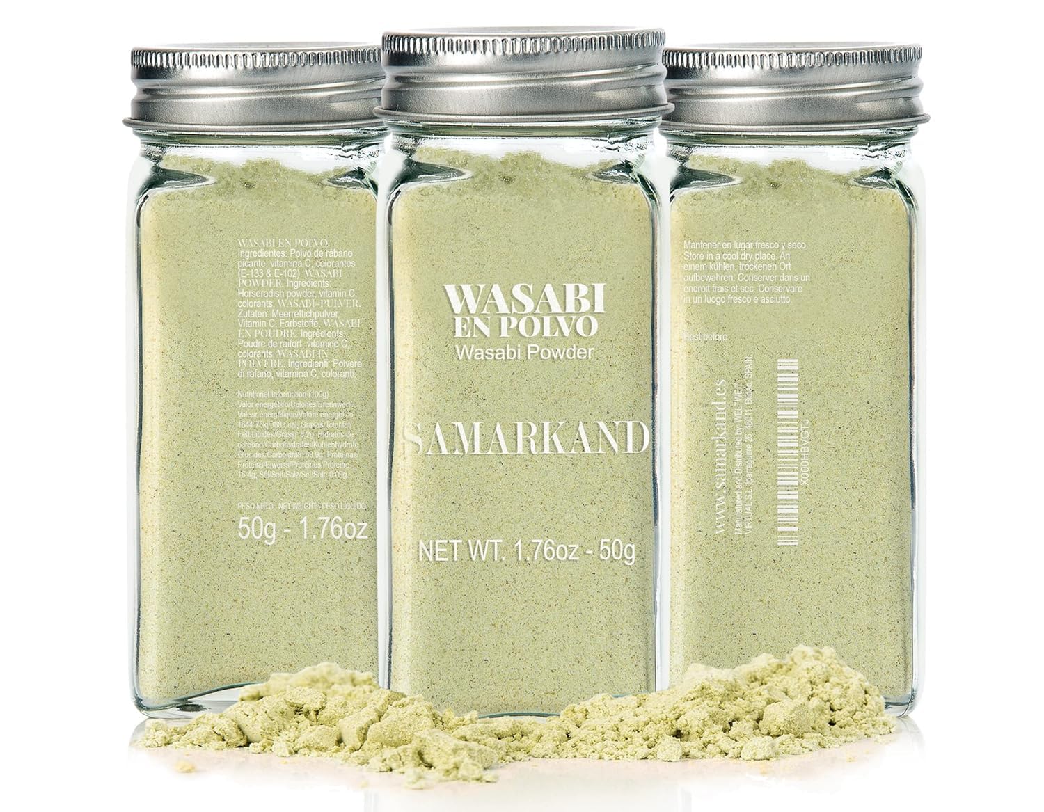 Wasabi in Polvere 50 g - Wasabi Powder (Confezione da 4)