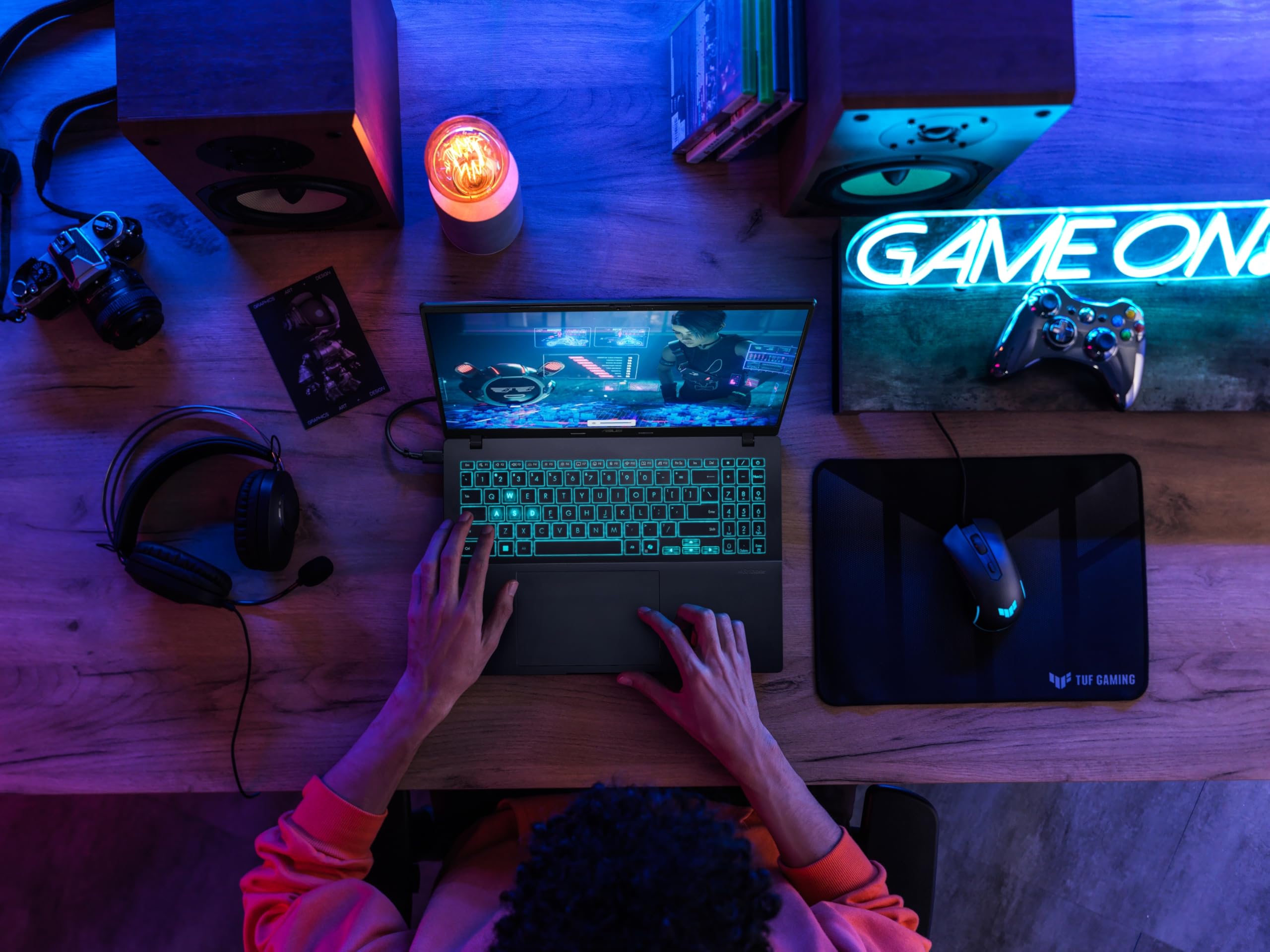 ASUS V16 V3607VM Gaming Laptop 16" WUXGA 144Hz IPS Intel Core 7 240H 16GB RAM 1TB SSD NVIDIA RTX 5060 Win11 Home QWERTZ Black