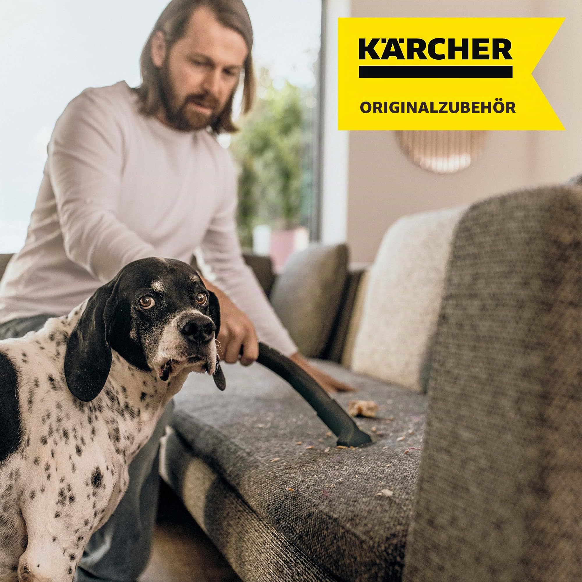 Kärcher Original Haushaltsset mit umschaltbarer Trockensaugdüse und Polsterdüse Nass-/Trockensauger Schwarz