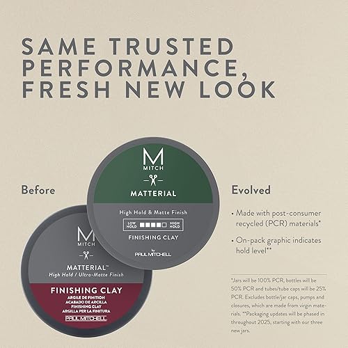 Miniatura 2 de Arcilla modeladora Paul Mitchel ultra mate de alta adherencia, 3 onzas