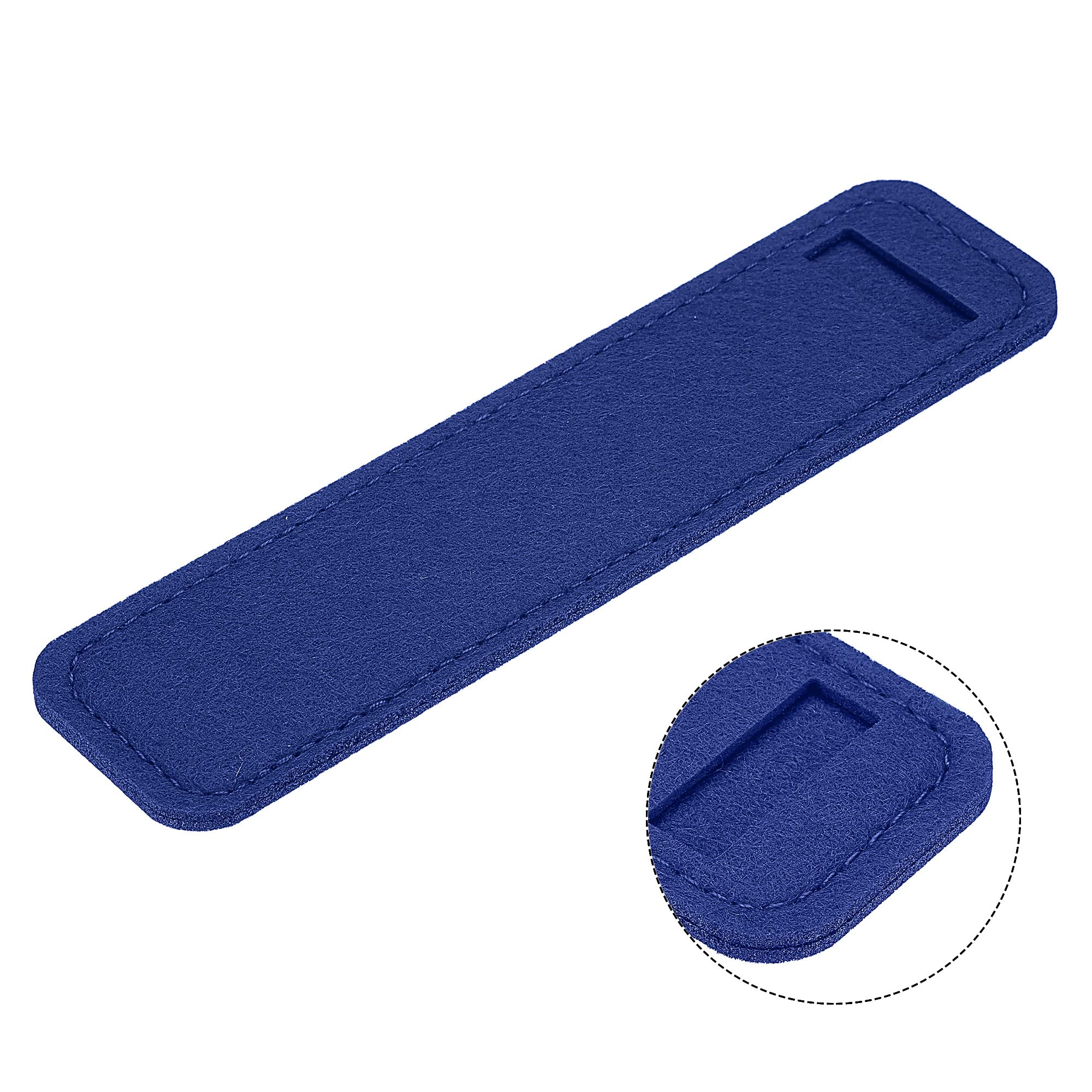 PATIKIL Felt Pen Case 4 Pack Pencil Bag Mini Pocket Protector Storage Sleeve Pouch Holder, Blue - Image 4