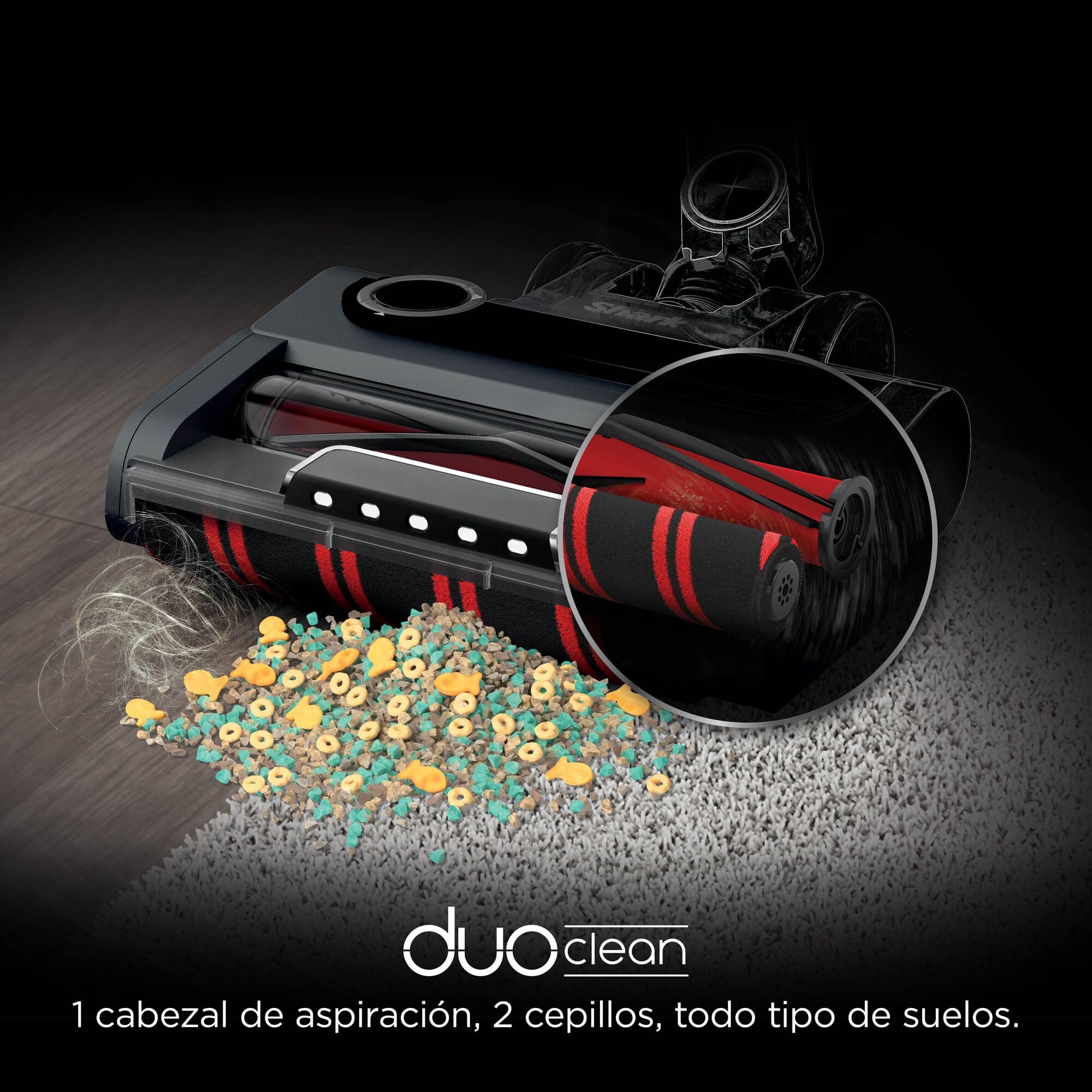 Shark Stratos Aspiradora sin Cable - Hasta 60 Minutos de Autonomía con Clean Sense IQ y Anti Hair Wrap - Incluye Kit de Limpieza para Coche - Cobre, IZ400EUTBK