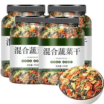 Premium Mixed Vegetables,Dehydrated Vegetables,250g/can 4 can Freeze Dried Vegetables,Ready-to-Eat Side Dishes for Cooking,Ramen Noodle Soup, Camping, Emergency Supply and More,Everyday Meals. 2