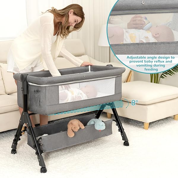 BCOL 3-in-1 Bedside Sleeper Bassinet 4