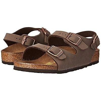 Birkenstock Kids Roma (Toddler/Little Kid/Big Kid) Girls Shoes Mocha Birkibuc