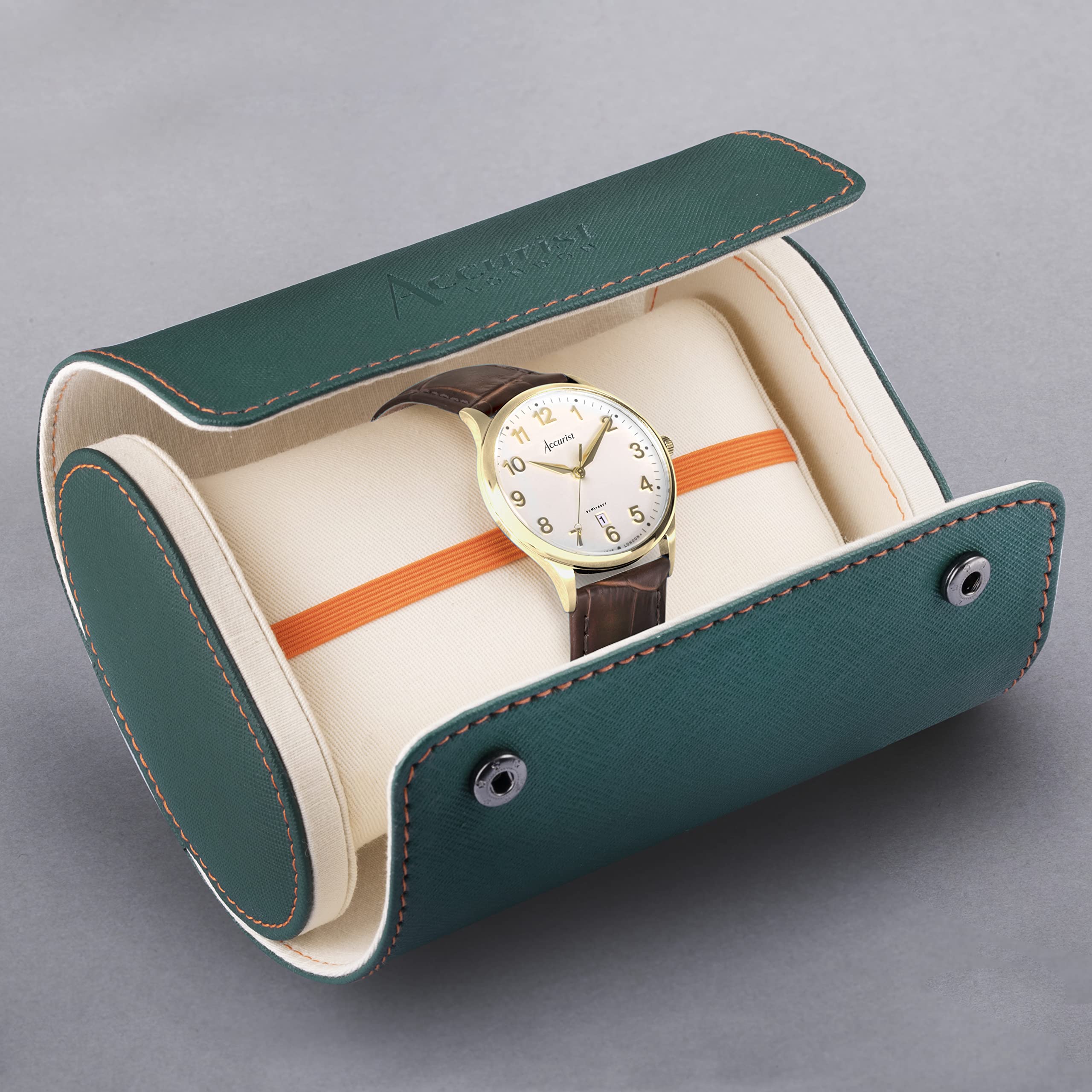 Accurist Orologio al quarzo da uomo classico da 37 mm con display analogico